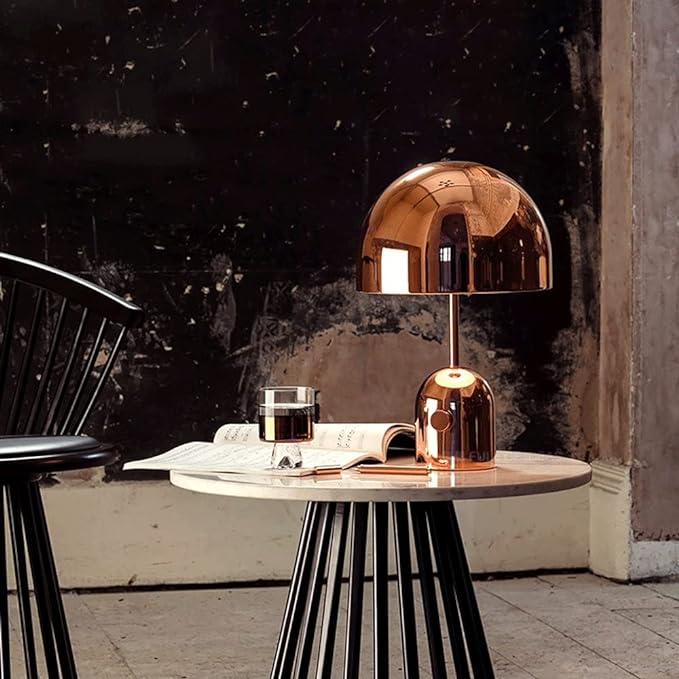 Aeloria™ | Copper Table Lamp with Adjustable Brightness | Modern Lighting for Living Room & Bedroom