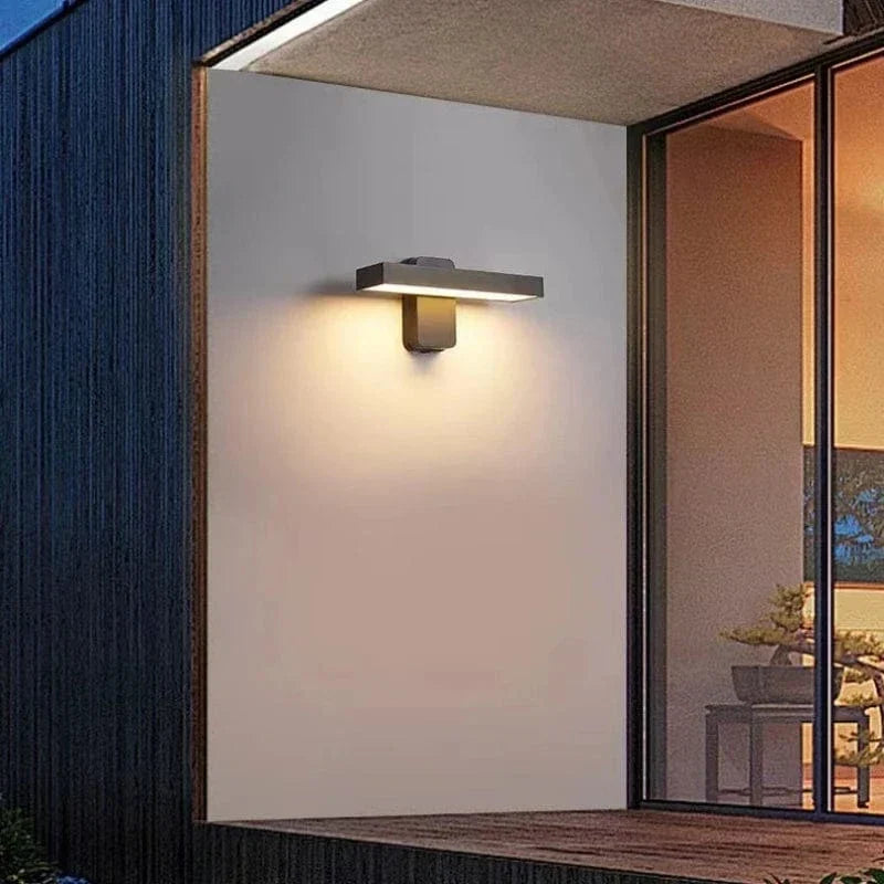 PIR Motion Sensor Outdoor Wall Light | IP65 Waterproof, Rotatable Design & Adjustable Length for Gardens and Entrances