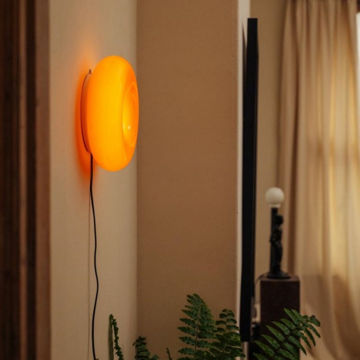 LED Donut Wall Light/Table Lamp - Modern Design for Home Decor & Ambient Lighting