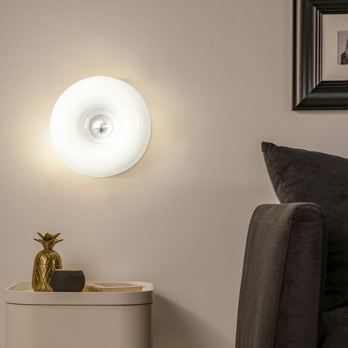 LED Donut Wall Light/Table Lamp - Modern Design for Home Decor & Ambient Lighting