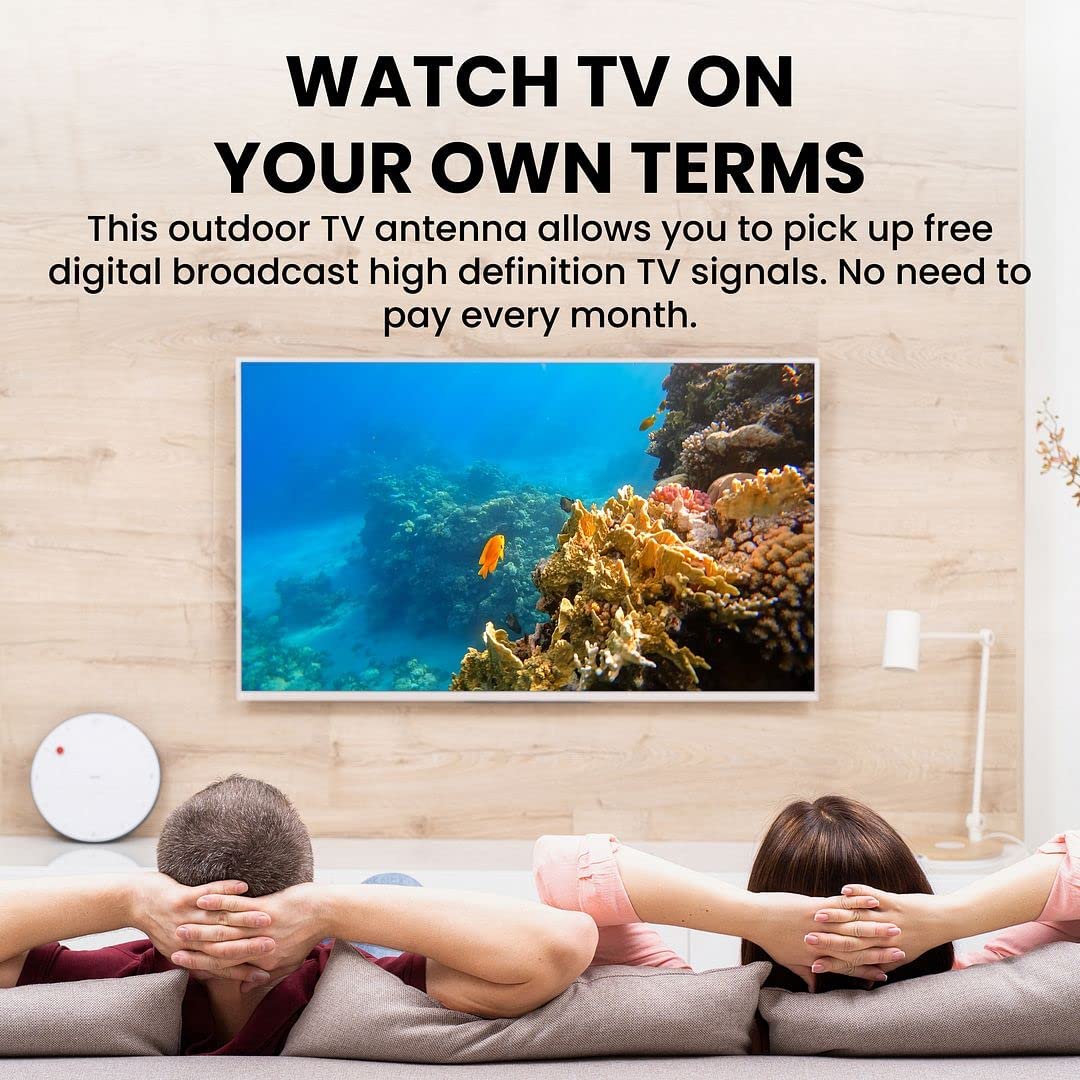 Outdoor Tv Antenna - #2024 Upgraded 4K Quality Improved Range Antenna