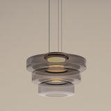 Bauhaus Style Glass Pendant Light Fixture for Kitchen Island & Dining Room
