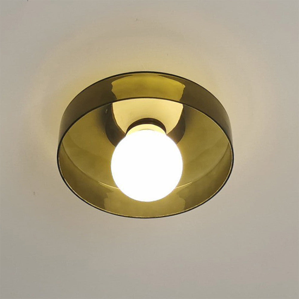 Modern Round LED Ceiling Light Fixture - Energy-Efficient Lighting for Living Room & Kitchen Spaces