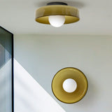 Modern Round LED Ceiling Light Fixture - Energy-Efficient Lighting for Living Room & Kitchen Spaces