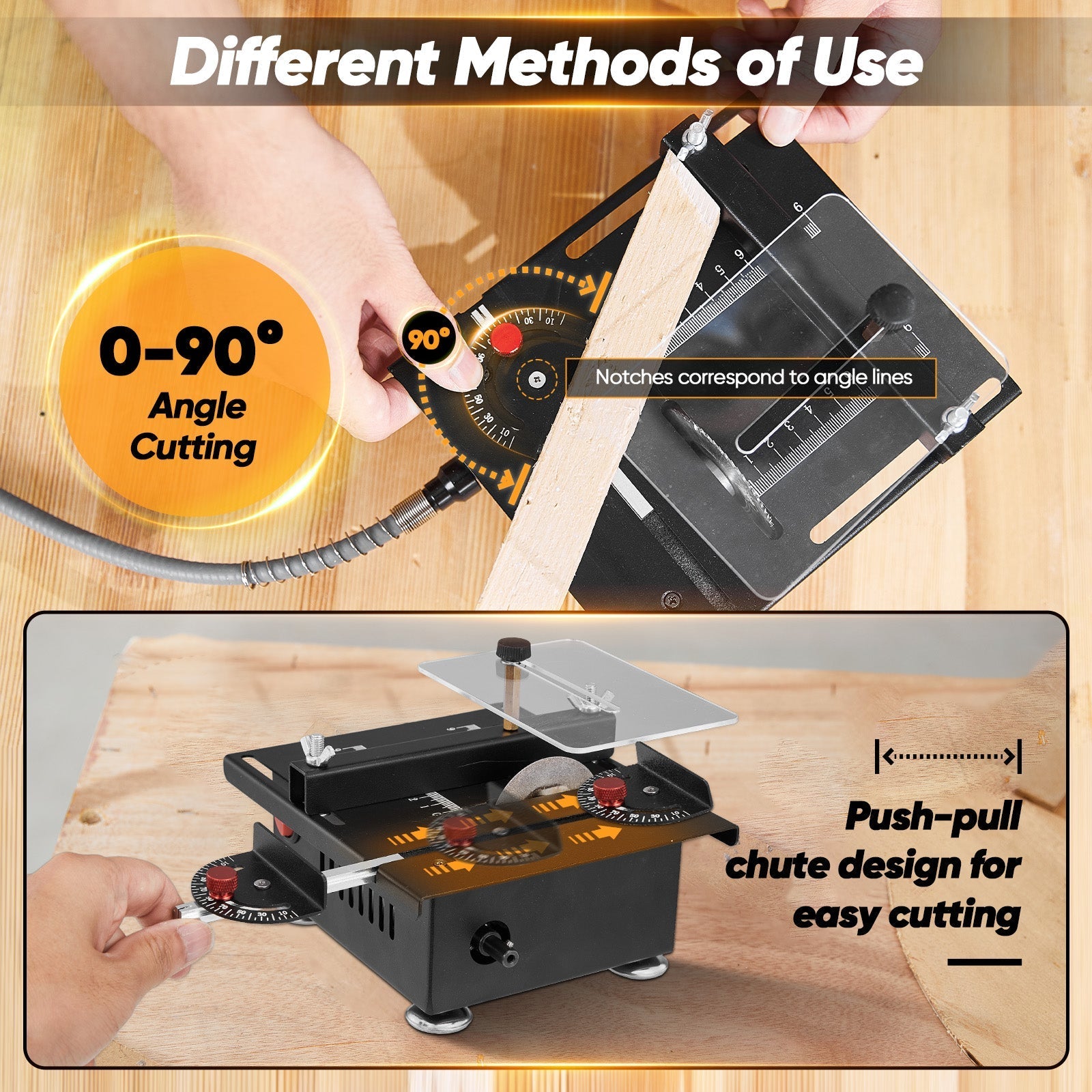 Multi-Functional Mini Table Saw | Precision Cutting and DIY Work