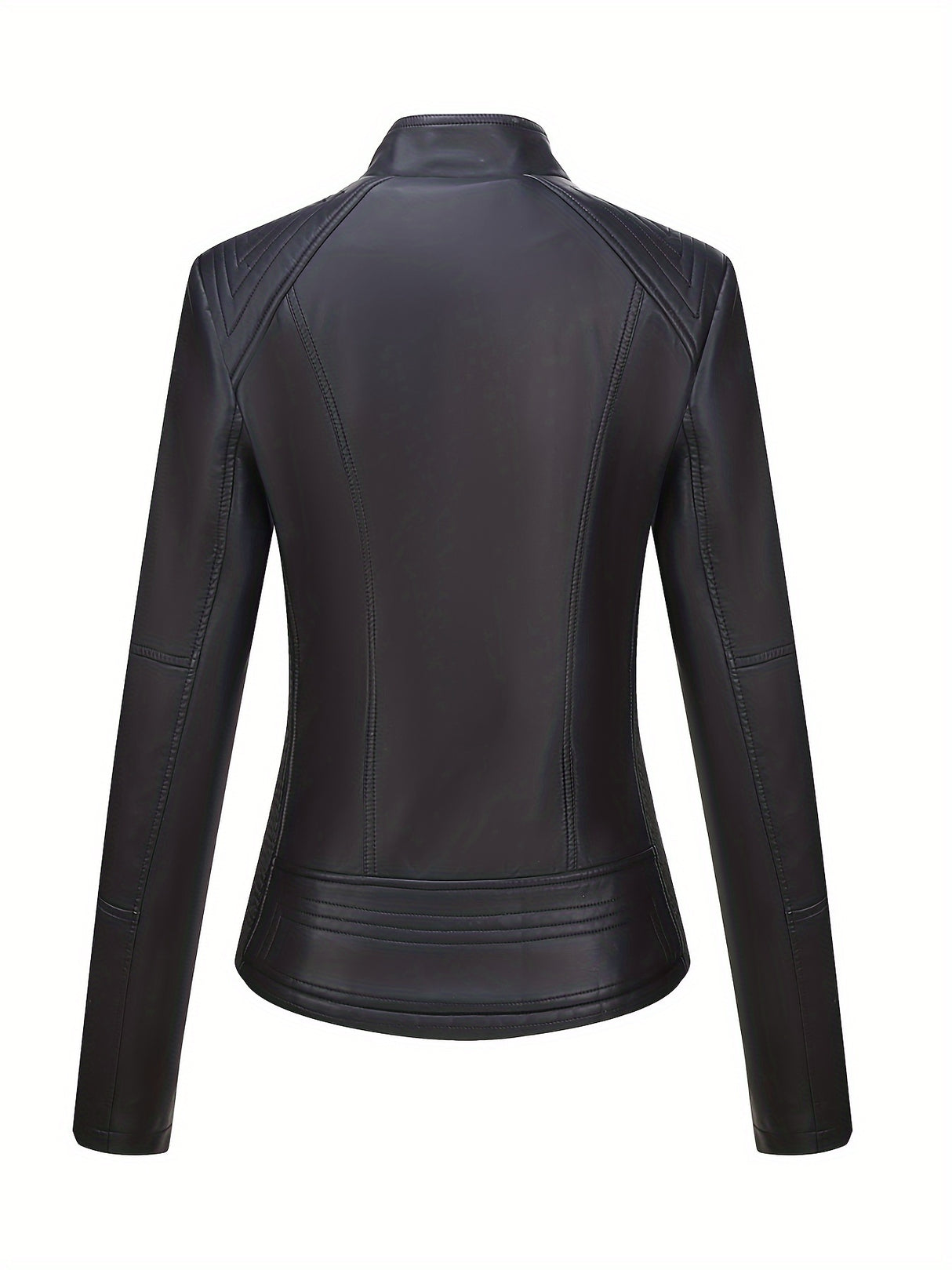 Women’s Casual Motorcycle Jacket – Simple & Versatile Everyday Outerwear