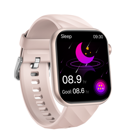 FITVII HM57 Health & Fitness Tracker (Answer/Make Calls), Smart Watch with HR+BP+SPO2 Monitor