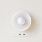 Modern Round LED Ceiling Light Fixture - Energy-Efficient Lighting for Living Room & Kitchen Spaces