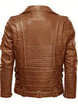 Men’s Multi-Color Biker Jacket – Stylish Motorcycle Outerwear