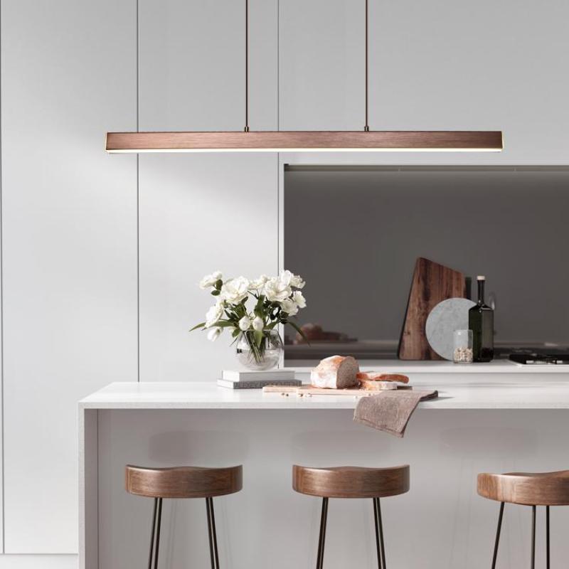 LED Pendant Light Fixture - Industrial Style with Adjustable Height - Perfect for Kitchen, Dining Room, and Loft Spaces