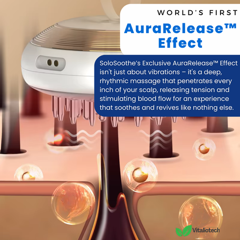 AuraVibe - Appareil de massage du cuir chevelu