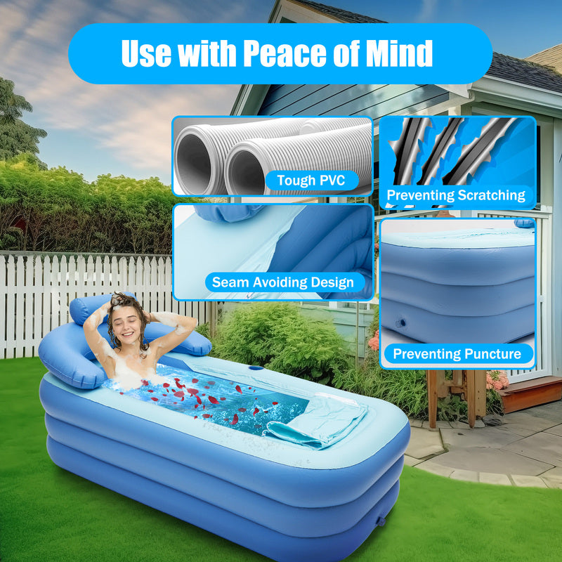 Portable Inflatable Ice Bath Folding