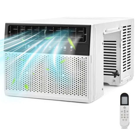 10000 BTU Ultra Quiet Window Air Conditioner U-Shaped Window AC Units Over the Sill AC Units with Energy Saver Modes