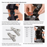 Osteoarthritis Unloader Knee Brace | Medial & Lateral Support for Bone-on-Bone Arthritis Relief, Adjustable Size for Enhanced Comfort