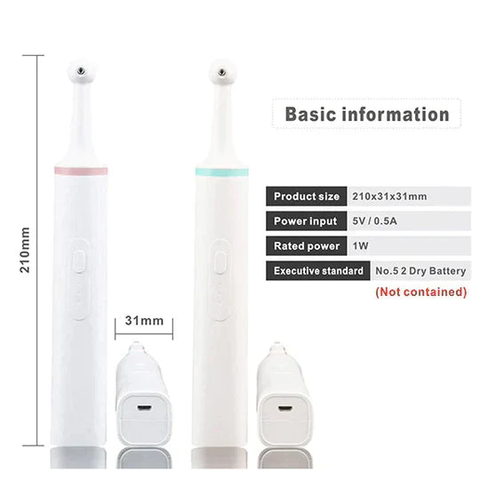 Tooth Plaque Remover | Electric Dental Cleaning Device for Effective Oral Hygiene at Home