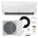 12000 BTU 21 SEER2 Mini Split Air Conditioner & Heater Ductless Inverter System, 208-230V Wall-Mounted AC Unit with Heat Pump