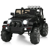 Kids Ride on Car 12V Battery Powered Electric Riding Toy Truck with Remote Control & LED Lights