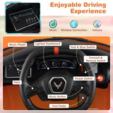 12V Licensed Chevrolet Corvette C8 Kids Ride On Car, Electric Toy Car with Remote Control, 4-Wheel Spring Suspension