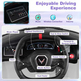 12V Licensed Chevrolet Corvette C8 Kids Ride On Car, Electric Toy Car with Remote Control, 4-Wheel Spring Suspension
