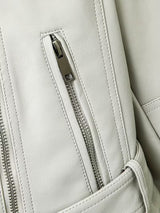 Women’s Biker Jacket – Chic Motorcycle Zip-Up Coat