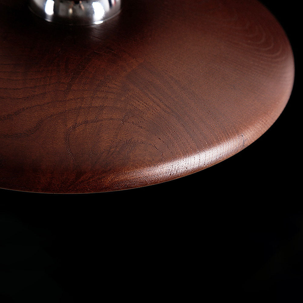 Nordic Wood Round Ceiling Light Fixture - Minimalist Design for Hallway & Living Room Lighting