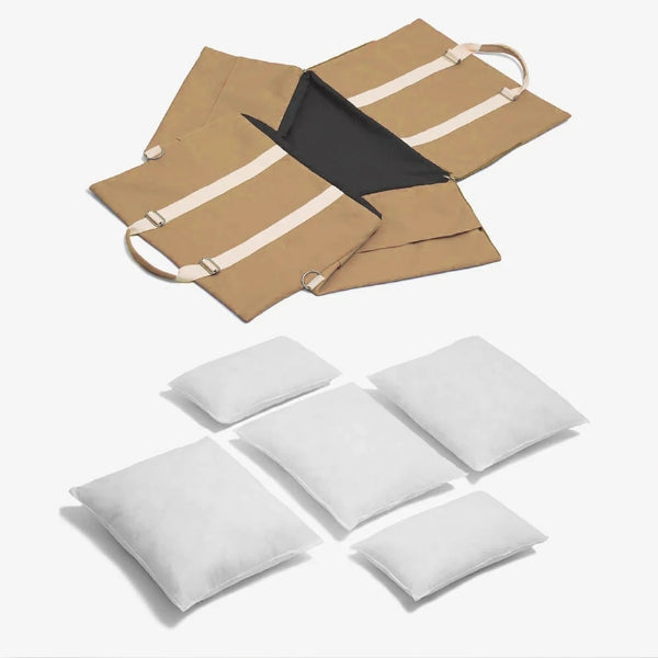 Dog Car Seat Bed with Harness | Waterproof Travel Dog Car Seat Bed