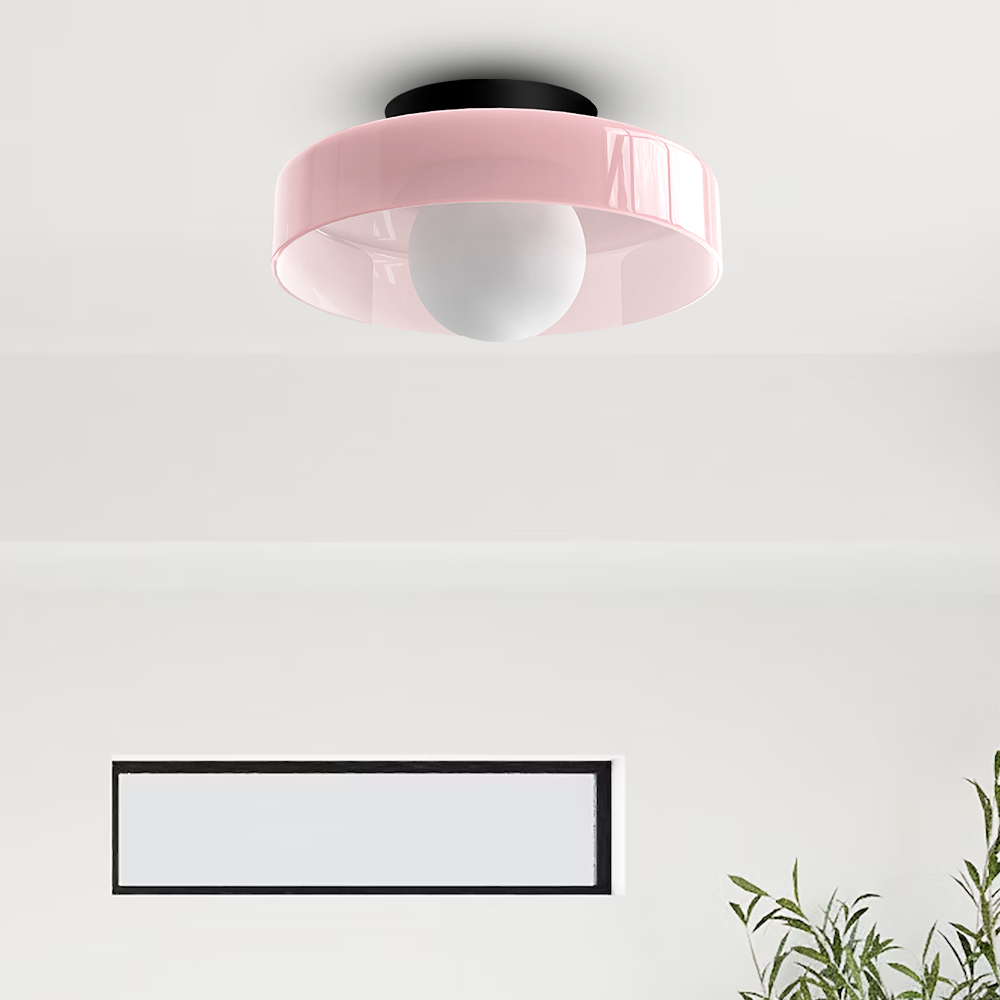 LED Round Flush Mount Ceiling Light Fixture - Modern Energy-Efficient Lighting for Contemporary Home Décor & Low Ceilings