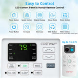 15000 BTU Quiet Window Air Conditioner with Remote & ECO Mode, Energy Star Certified 3-in-1 Window AC Unit with Dehumidifier