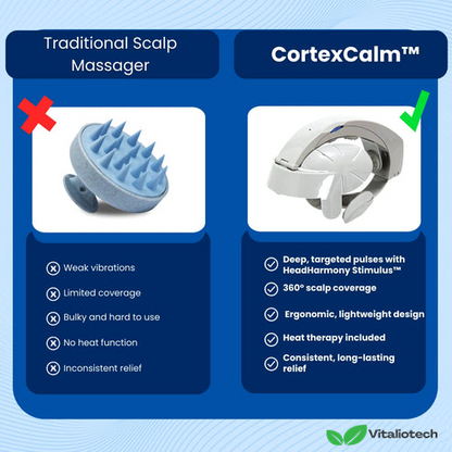 CortexCalm elektrische hoofdmassage