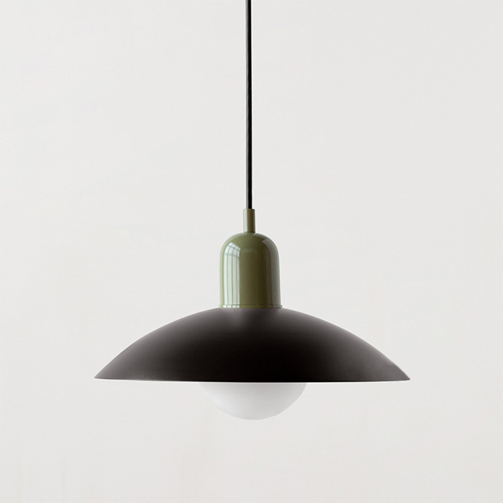 LED Bauhaus Pendant Light Fixture - Colorful Macaron Design for Kitchen, Dining Room & Modern Interiors