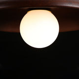 Nordic Wood Round Ceiling Light Fixture - Minimalist Design for Hallway & Living Room Lighting
