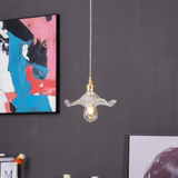 Stylish Hibiscus Flower Lamp – Elegant Glass Pendant Light for Modern Interiors