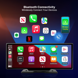 Wireless CarPlay & Android Auto Touchscreen - Best Car Display for Apple CarPlay and Android Auto