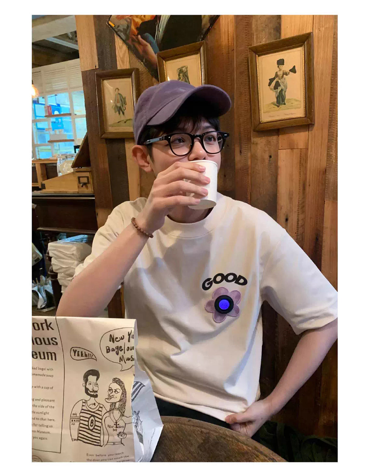 ??Merchpublic Dynamic Pixel "GOOD" Mood T-Shirt