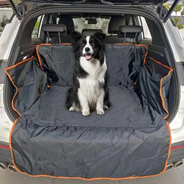 Travel Dog Car Bed with Safety Bolster | Large and Medium Sizes | Comfortable Travel Solution for Dogs