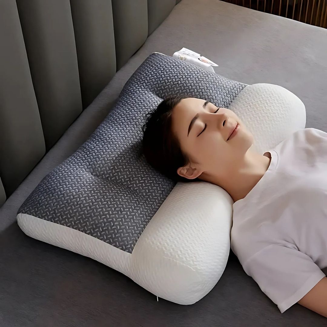 Orthopedic Neck Pillow for Sleeping | Cervical Spine Support, Pain Relief & Reduced Snoring for All Sleep Positions