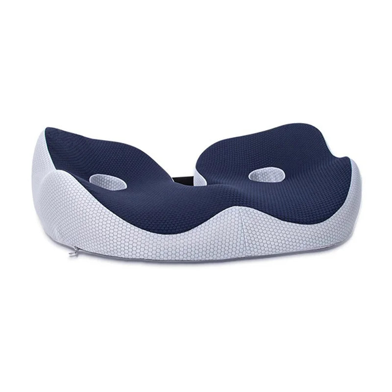 Adjustable Memory Foam Seat Cushion for Sit Bone Relief | Ergonomic Design for Office Chair and Car Use