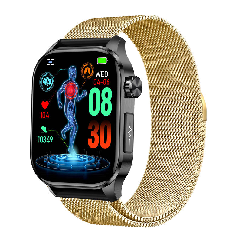 PH580 ECG/EKG Blood Sugar Blood Pressure Call Intelligent Health Management Smart Watch