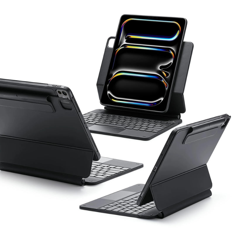 360 Magnetic Keyboard Case For iPad