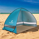 4-Person Beach Pop-Up Tent for Family Camping, Outdoor Events & Quick Setup