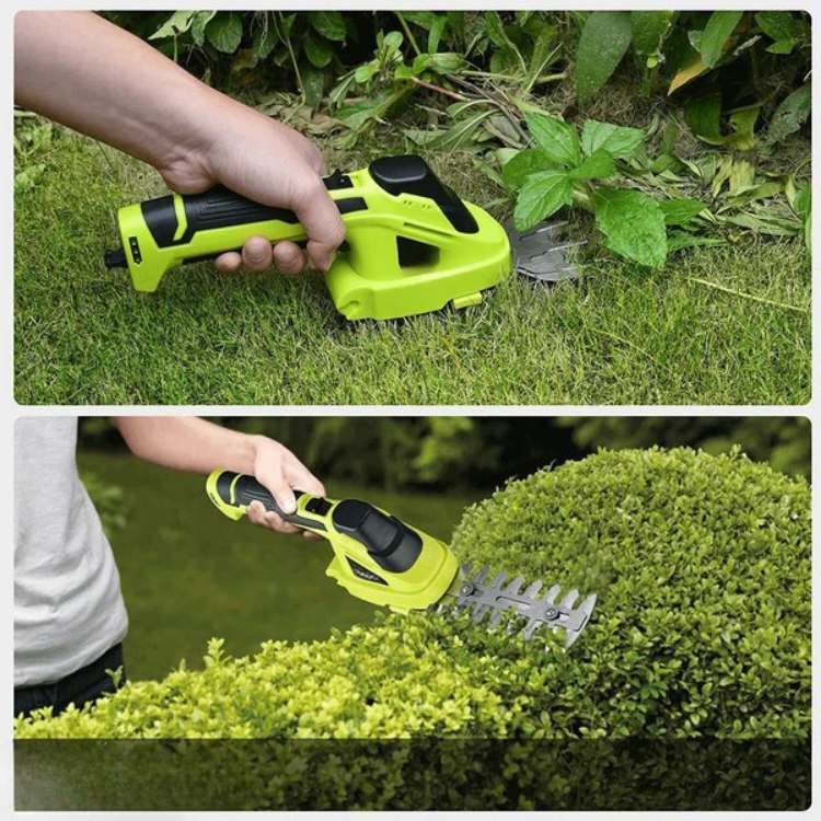 Cordless Garden Trimmer | Dual Blades, Lightweight & Ideal for Lawn Edging and Hedge Trimming