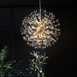 Lili Design LED Pendant Lights White Gold Metal Living Room Dining Room