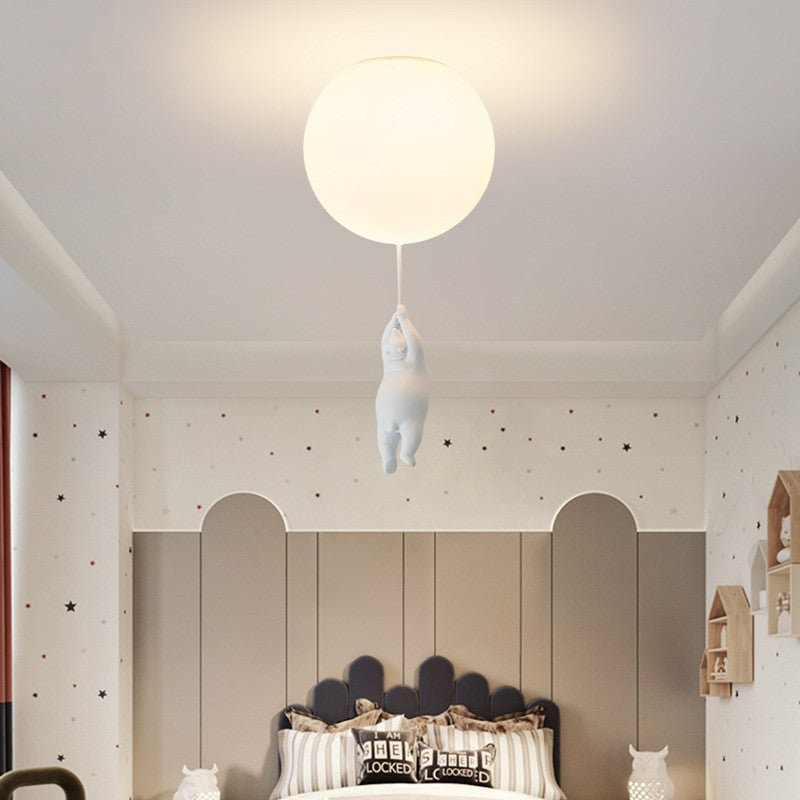 SkyDream - Pendant Lamp for Children with Bear and Balloon