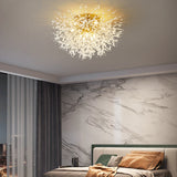 Lili Design LED Pendant Lights White Gold Metal Living Room Dining Room