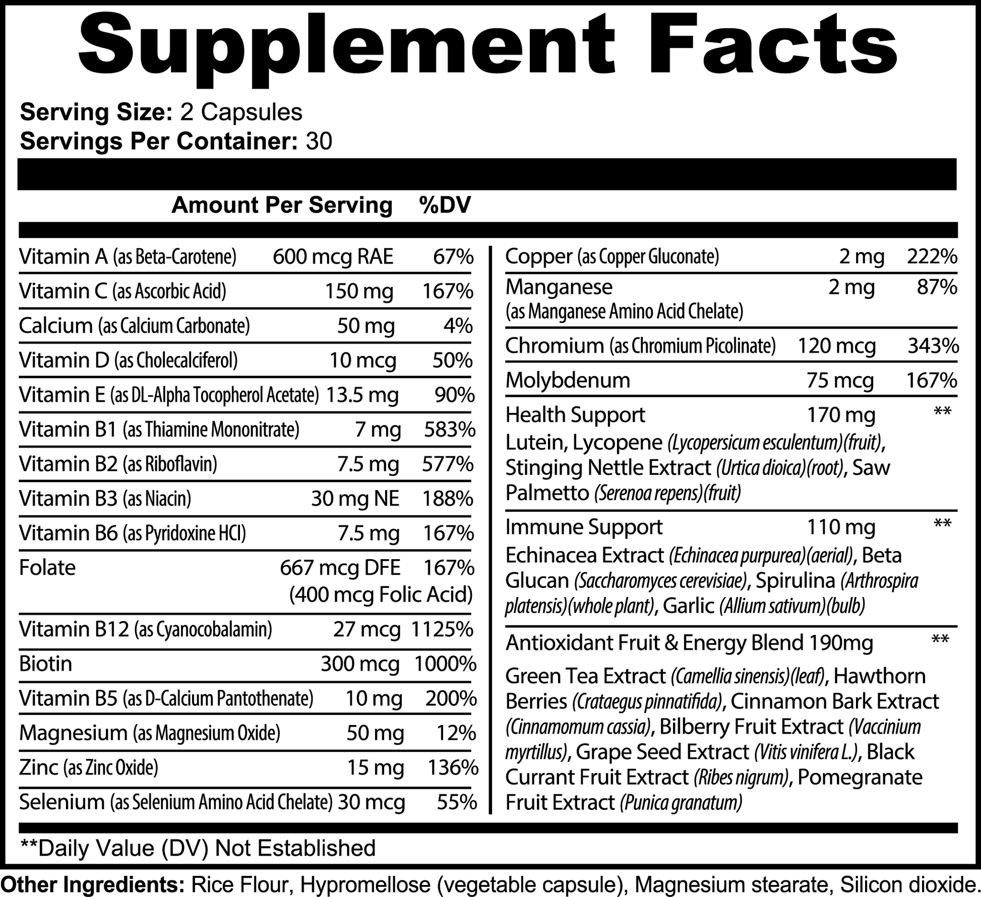 Vitaliotech Complete Multivitamin