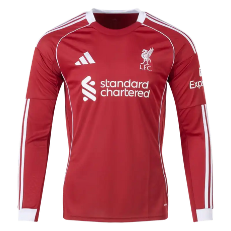 2026 Liverpool Home Long Sleeve Jersey