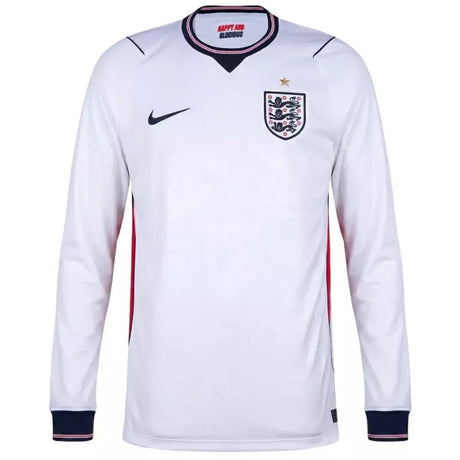 2026 England Home Long Sleeve Jersey
