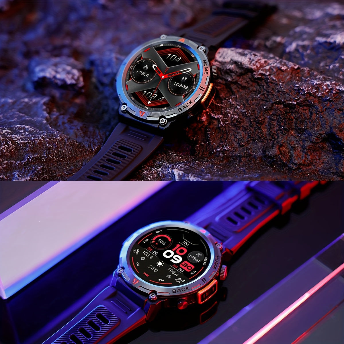 Merchpublic Sports Smart Watch For Men Make Calls, Outdoor Watch