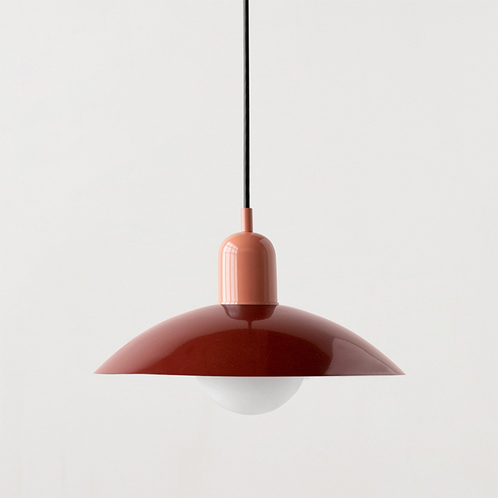LED Bauhaus Pendant Light Fixture - Colorful Macaron Design for Kitchen, Dining Room & Modern Interiors