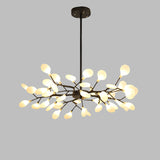 LED Firefly Chandelier Light Fixture - Branch Design for Living Room & Dining Room Decor